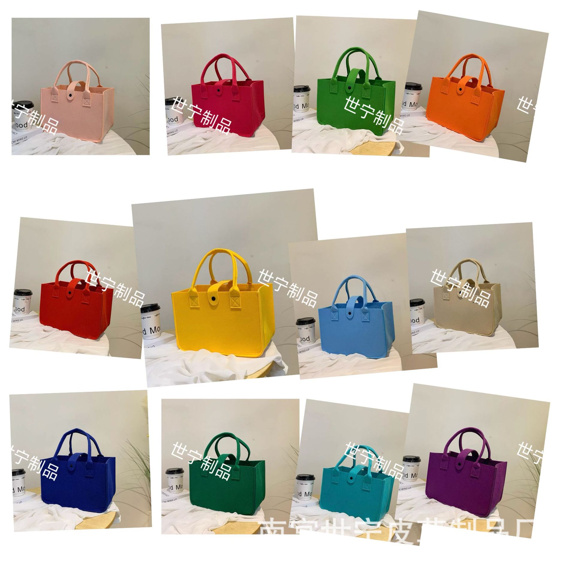 단색 누드 가방; 30*20*18cm