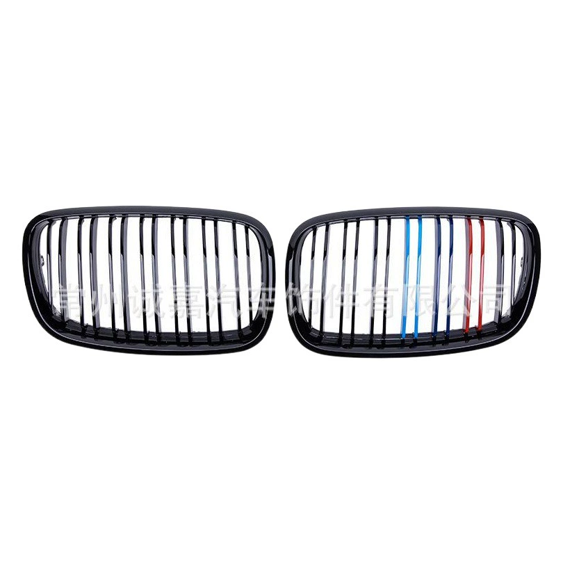 Подходит для BMW X5X6E70/E71 Модифицированная Гипсофила Центральная сетка 08-13 двухстрочная Трехцветная воздухозаборная решетка