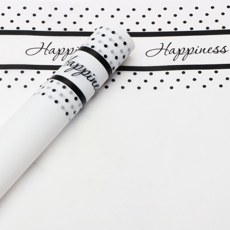 Huaxi Xiaomeito Papel liso coreano Papel de envolver de flores Ramo mate impermeable Flores Diy Regalo Floristería Papel de envolver de flores