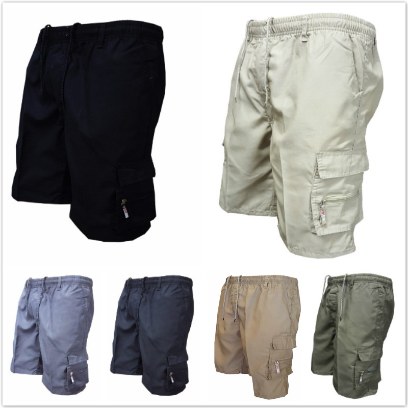175g Weight Knee Length Pants Length Cotton Blend Fabric Type Men's Casual Solid
Color Overalls Shorts Loose Summer Outdoor Sports Pants