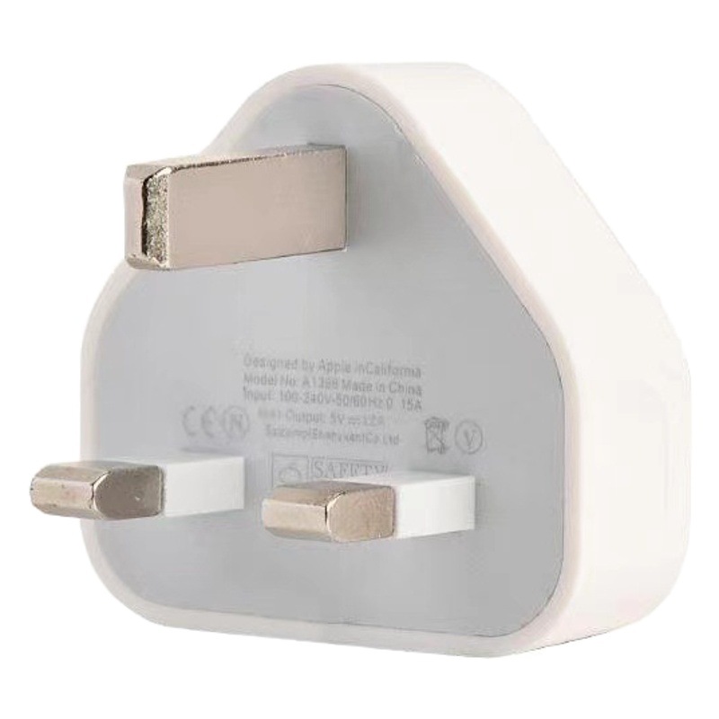 Cabezal de carga de trípode estándar británico 5V1A de un solo puerto USB para Apple multifunción adaptador de carga de teléfono móvil transfronterizo exclusivo