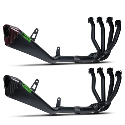 Steel Full System Brooks — Motorcycle exhaust pipe