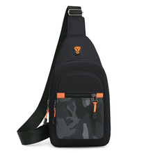 跨境时尚胸包男士牛津休闲单肩包斜跨新款背包潮腰包斜挎包批发