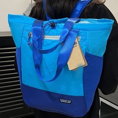 新品パタパタ屋外スポーツポータブル折りたたみ三用リュックサック男女学生大容量ハンドバッグ