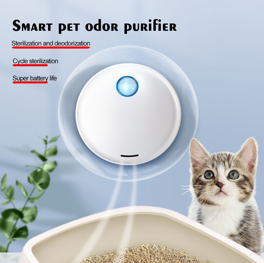 Cross-border pet deodorizer for bathroom, shoe cabinet, cat litter box, cat toilet, odor eliminator, smart air negative ion device