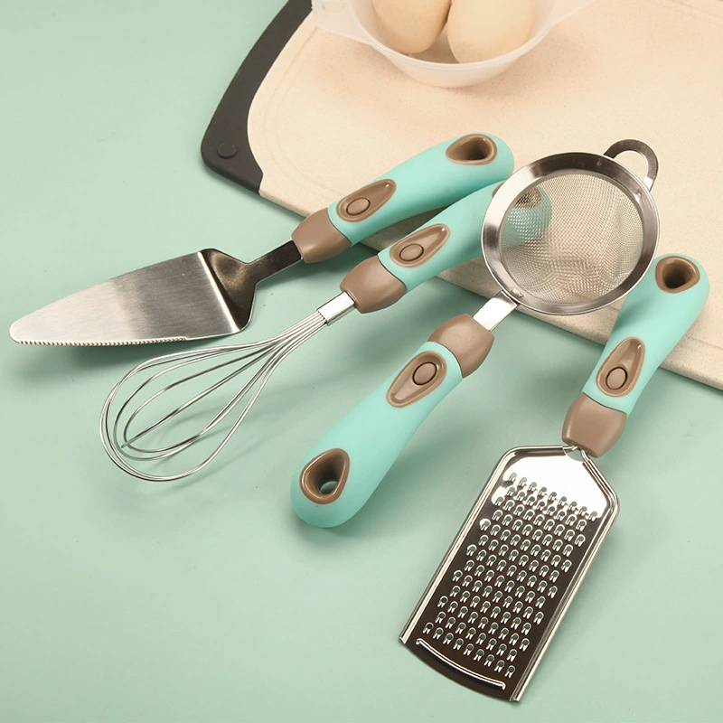 Creative detachable combination baking utensils kitchen gadget set plastic handle cake knife cheese knife planing egg