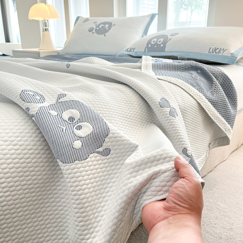 Cool pero no hielo-briquetas azul-sábana de verano/asiento suave con la misma funda de almohada