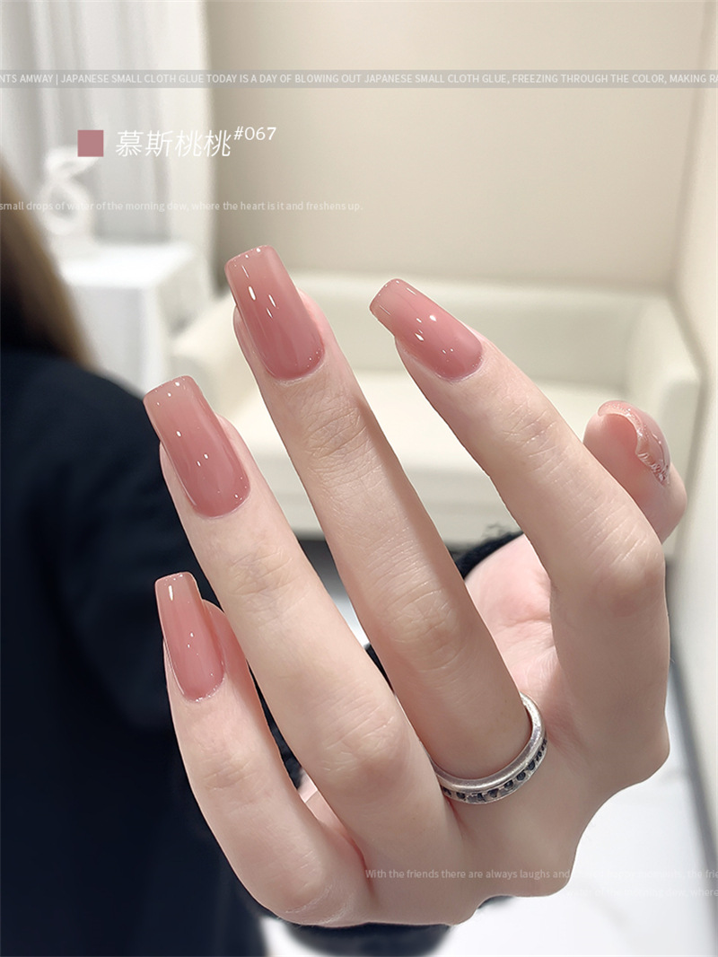 KaSi fototerapia Esmalte de uñas pegamento 2023 nueva primavera y el verano popular blanco lechoso nude rojo cereza salón especial