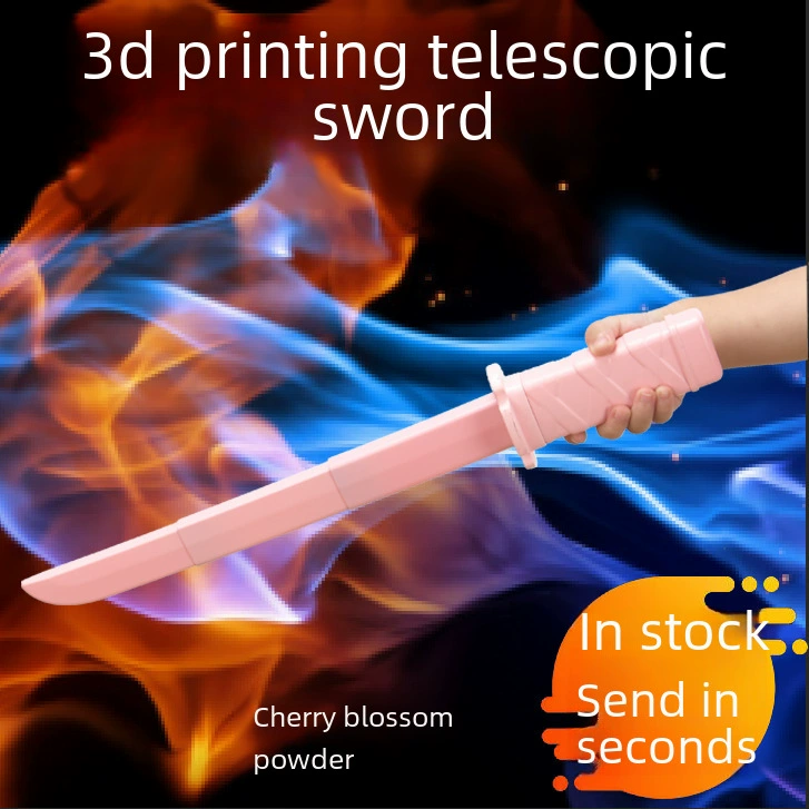 Телескопический меч, игрушка, карманный нож, 3D, оптом
