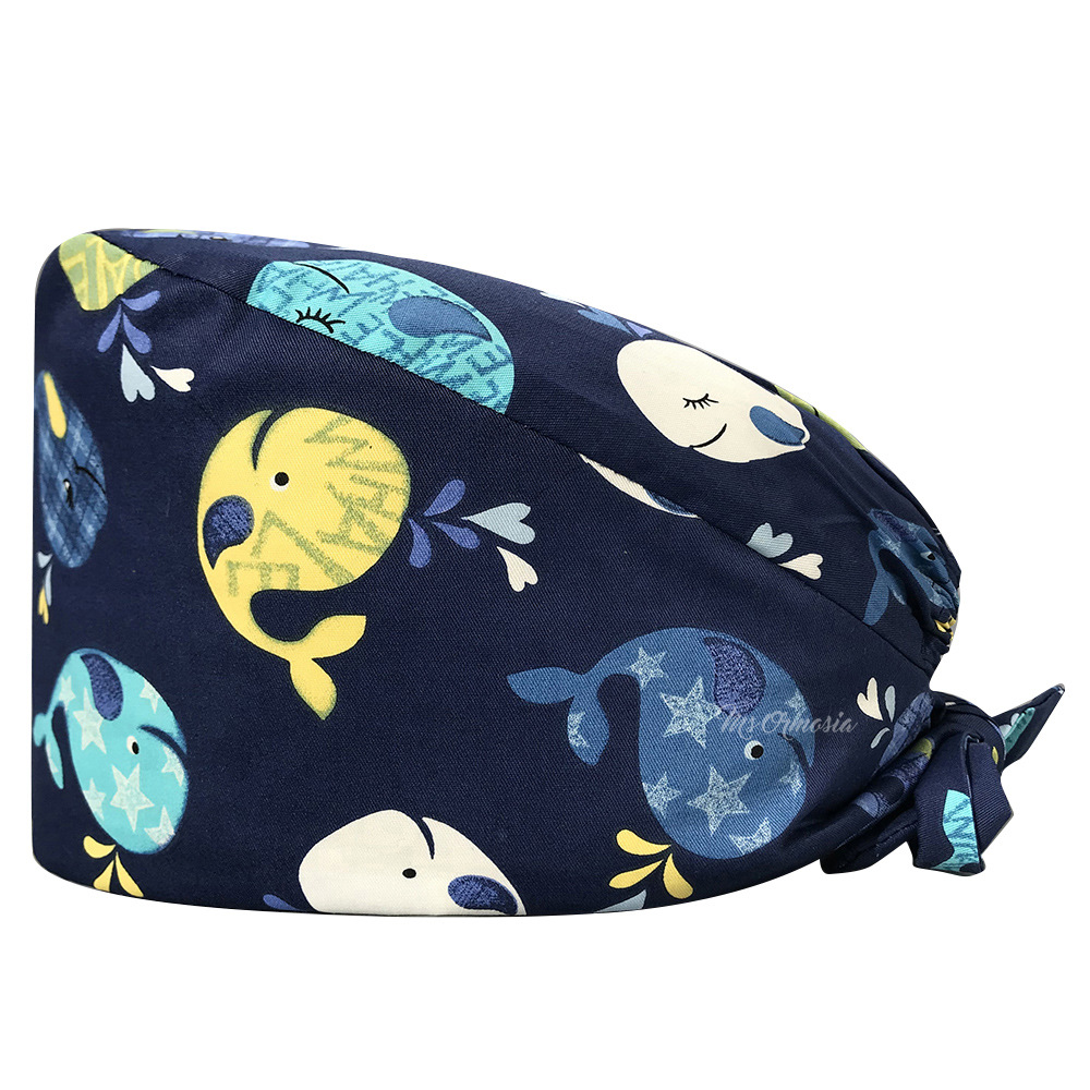 Enfermera sombrero conejo lindo patrón de dibujos animados europeo y americano Venta caliente doctor trabajo sombrero a prueba de polvo tapa quirúrgica AliExpress