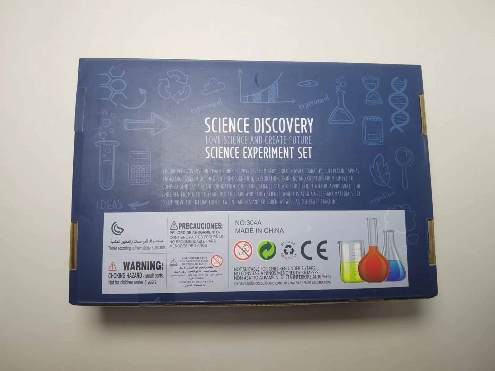 El experimento de Ciencia para Niños se adapta a los estudiantes de escuela primaria transfronteriza Venta caliente ciencia y educación educativa interactiva DIY química pequeño experimento Juguetes