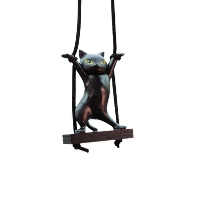 Cat Car pendant car interior decoration supplies car pendant pendant car charm car supplies wholesale (Car hanging) - black-cat