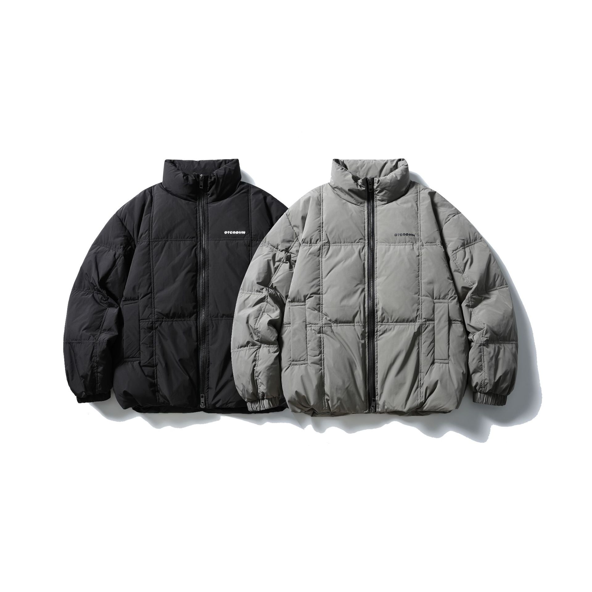Winter velvet solid color down jacket for leisure