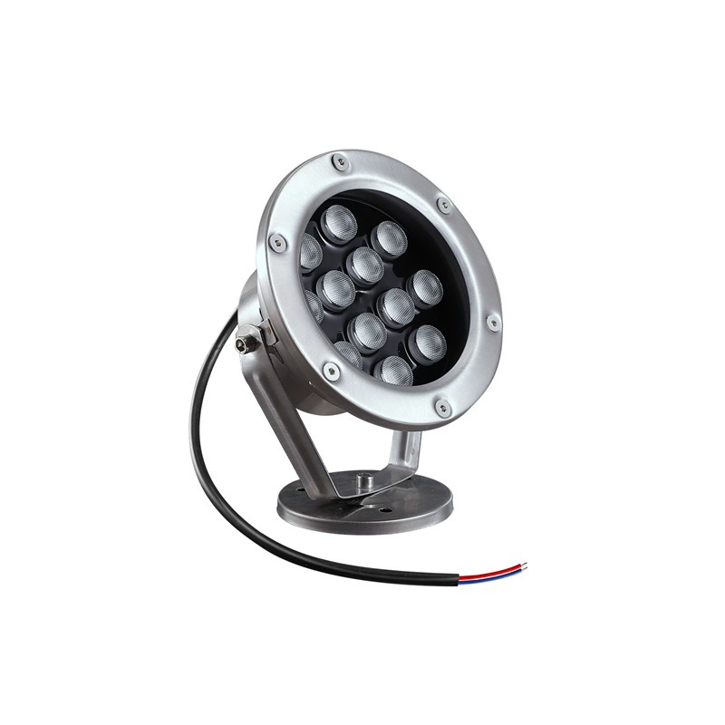 Путешествующие LED подводные цветные огни, фонтан, плавательный бассейн, рок-сад нержавеющая сталь