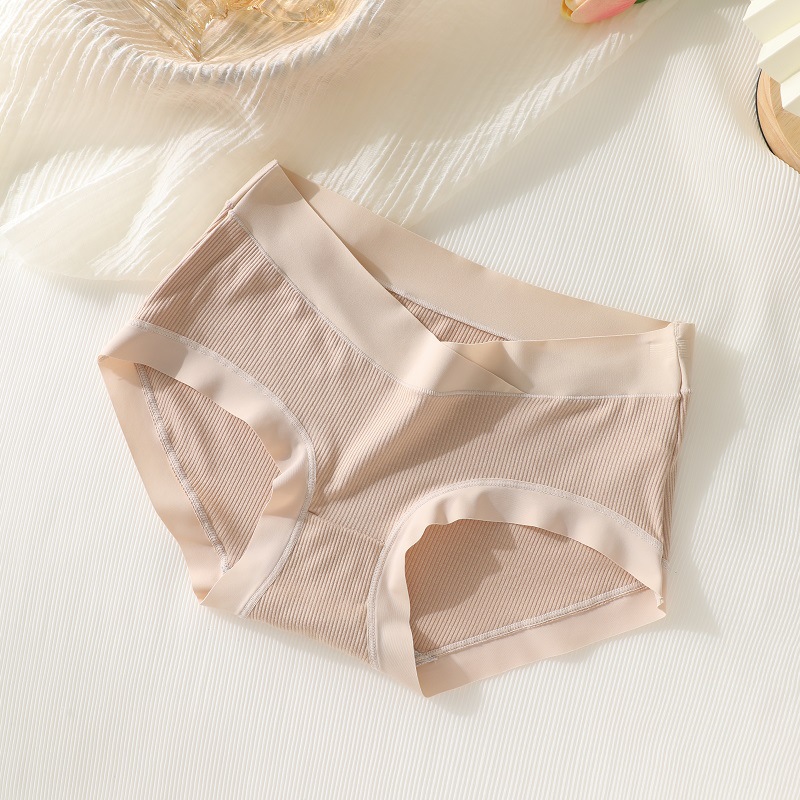 Ropa interior de las mujeres embarazadas modal verano fina entrepierna de algodón de las mujeres embarazadas temprano, medio y tarde sin costura baja cintura vientre apoyo ropa interior