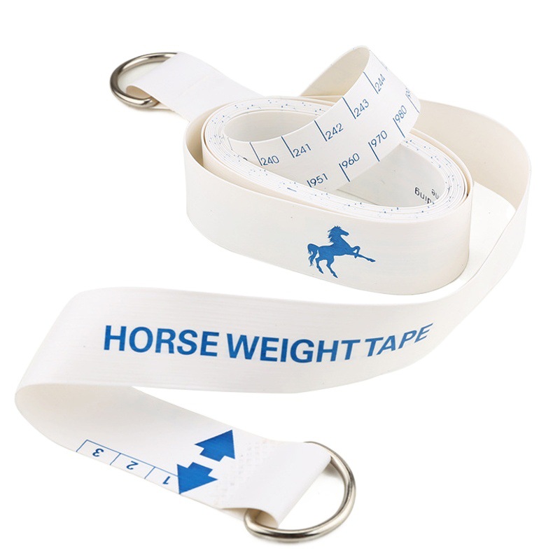 Azul en stock 2,5 m circunferencia del pecho del caballo tabla de comparación de peso suministro especial transfronterizo regla de caballo cm KG medición cinturón de caballo
