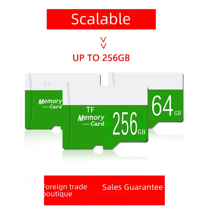 MicroSD memory card (Tom Ford) — high‑speed Class 10/U3, capacities 128 MB–1 TB, with SD adapter