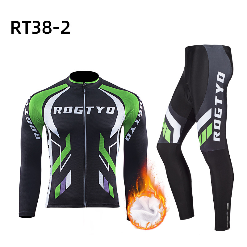 Moto de montaña conjunto de ropa de ciclismo calentamiento pantalones de mangas largas primavera y otoño invierno al aire libre ropa deportiva para hombres y mujeres