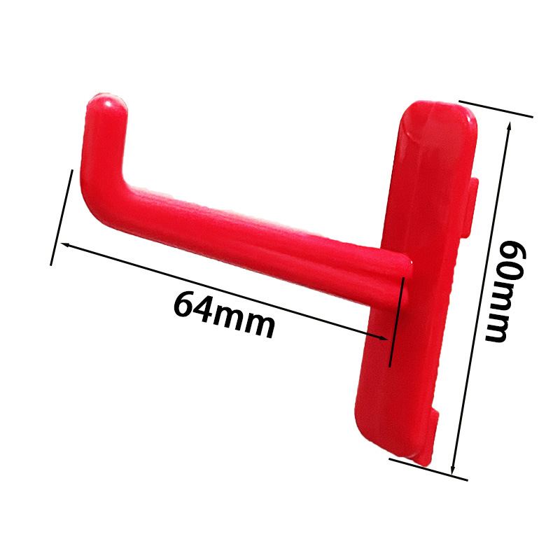 Estante para colgar herramientas de plástico, lavado de autos, salón de belleza, estante de almacenamiento de herramientas de hardware, estante de exhibición, tablero de agujero de pared de herramientas
