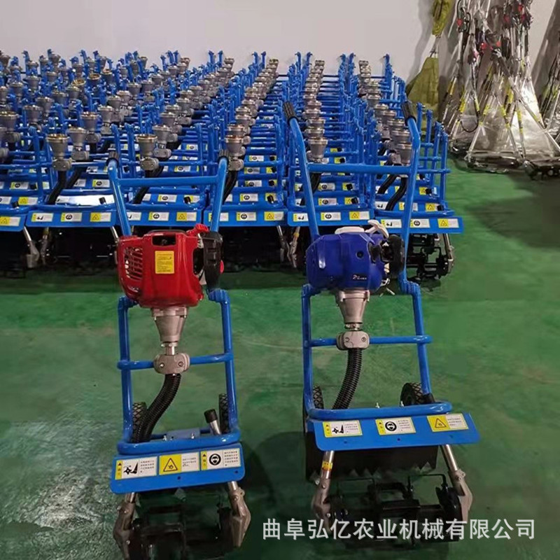 园林苗圃汽油推车锄草机开荒松土犁地机山地大功率微耕机割草机