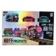 Simulation classical train track model toy car retro electric music small train children's educational toys wholesale