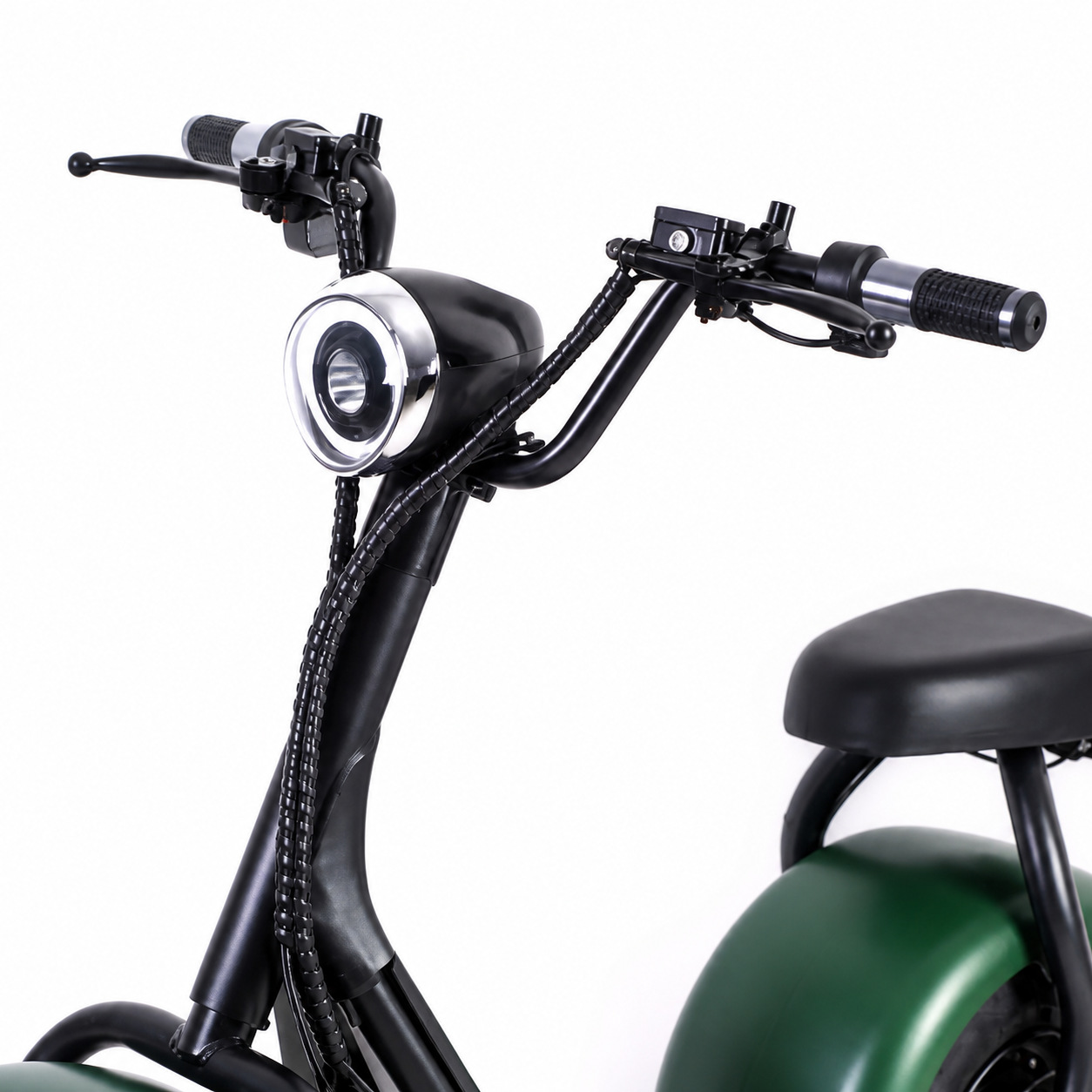 Brazil Harley Citycoco large wheel wide tire electric vehicle adult electric bicycle electric motorcycle battery vehicle manufacturer