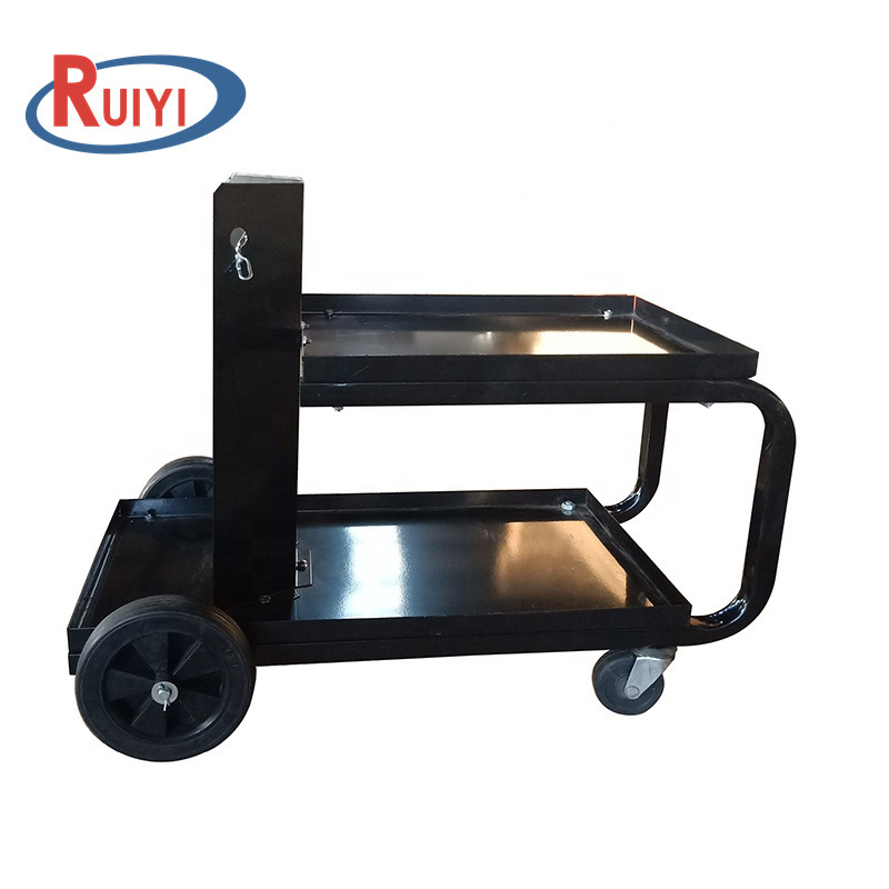电焊机工具车焊工小推车收纳架子 车间维修移动手拉车 焊接手推车