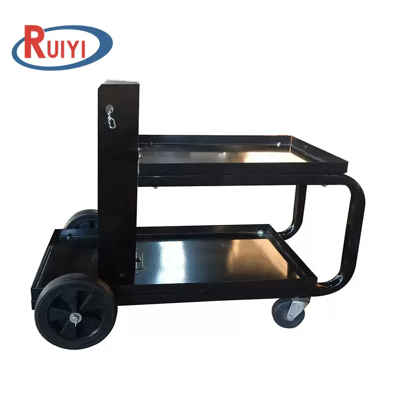 电焊机工具车焊工小推车收纳架子 车间维修移动手拉车 焊接手推车