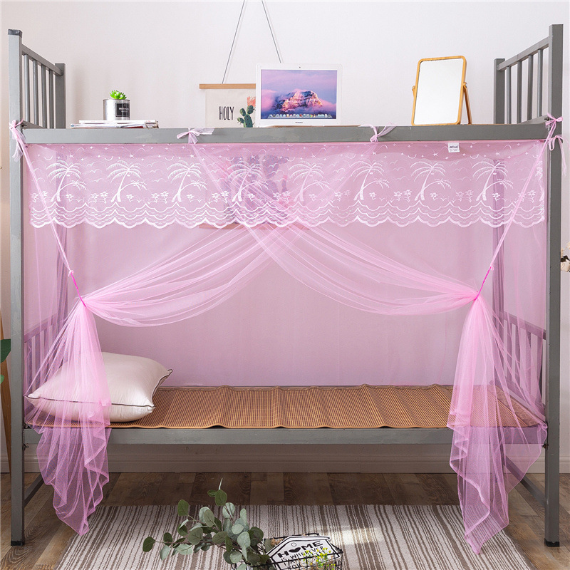 dormitorio de mosquiteros de estudiantes 1 m arriba y abajo de la cama superior a prueba de polvo 1.2 m dormitorio doméstico mosquiteros de cama doble de 1.8 m