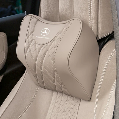 lumbar support and headrests in the – Headrest - 1-mercedes-benz-headrest-off-white