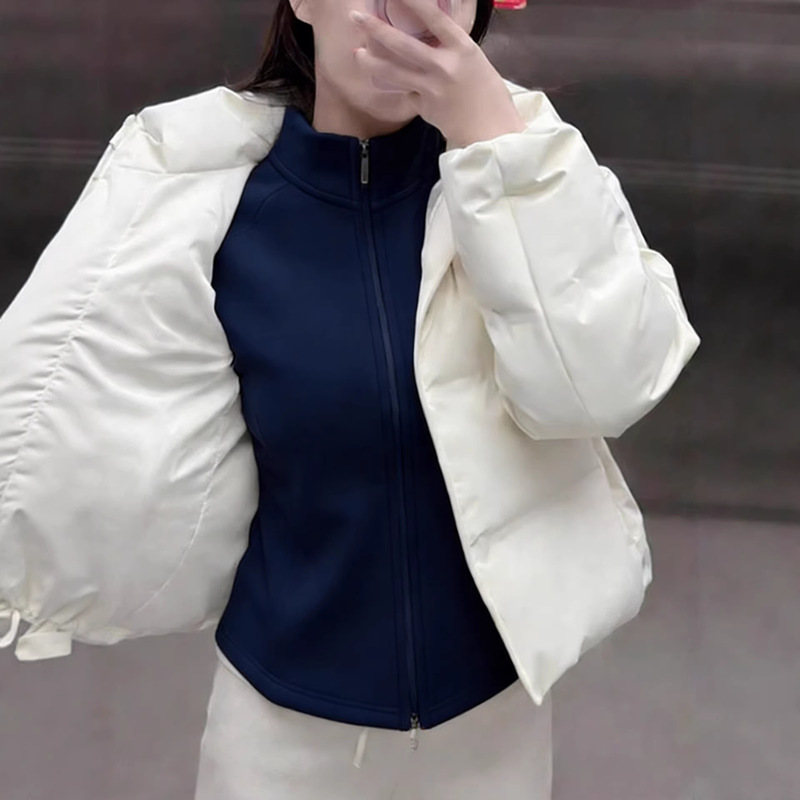 Women's Fleece-Lined Cardigan 2026 Slim-Fit down Jacket Inner Layer Graphene Waistcoat Spring Coat