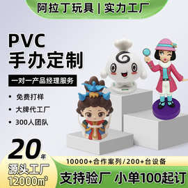 盲盒公仔定制手办定做PVC玩具吉祥物制作注塑摆件搪胶娃娃订制厂