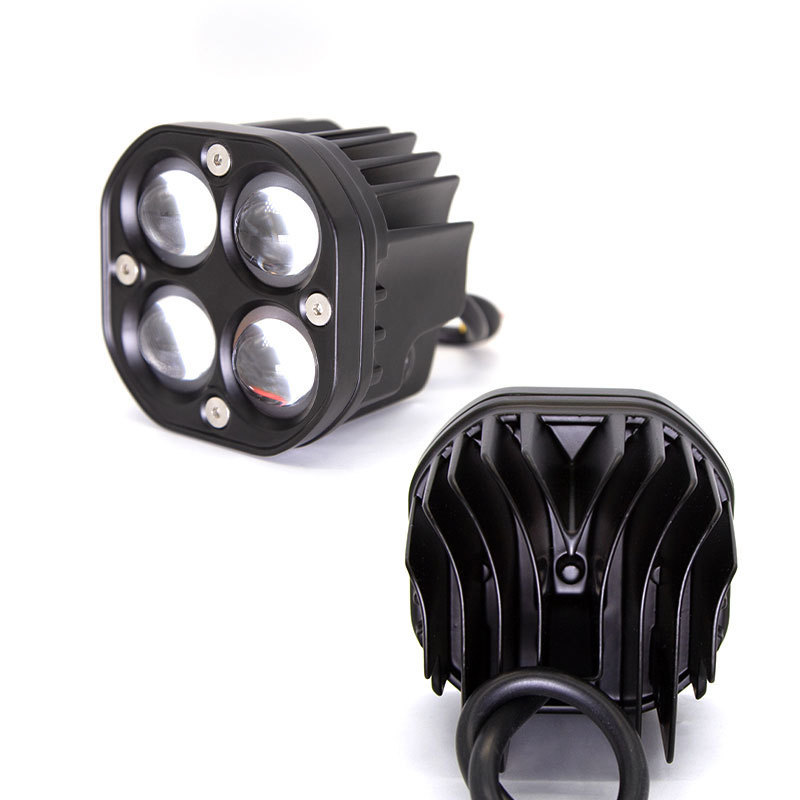 クロスボーダー専用四葉草スポットライト黄白色光レンズ40W LED作業灯オフロード車ランプ外付け前照灯|undefined