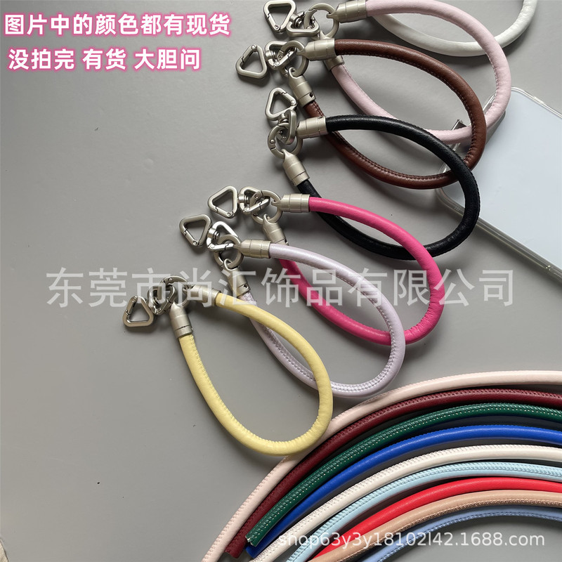 超迁皮手机挂绳短款高级耐用防摔防丢时尚跨境出口高颜值手机挂链|undefined