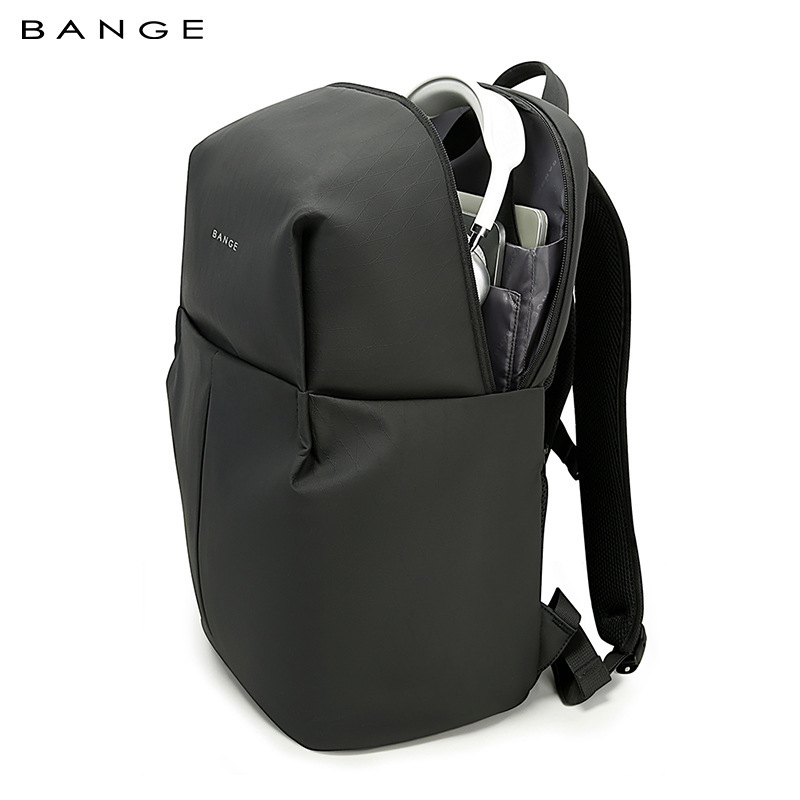 BANGE New Men's Business Commuting Backpack Large Capacity High-end Student School Computer Bag_voghion.com