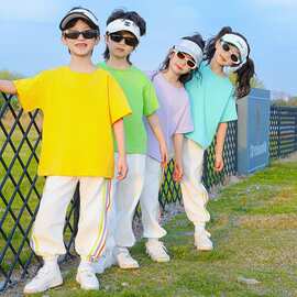 六一儿童开幕式演出服小学生班服糖果色运动会服装男女同款啦啦队