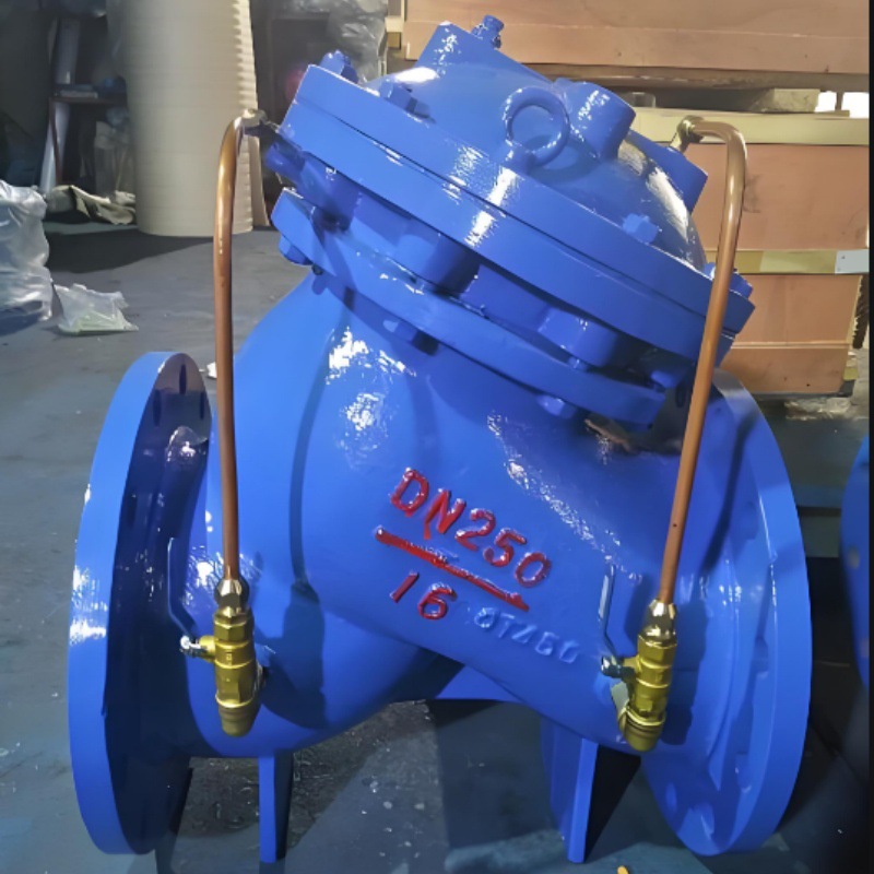 JD745X-40C DN300 隔膜式多功能水泵控制阀 防水锤水力自动控制阀