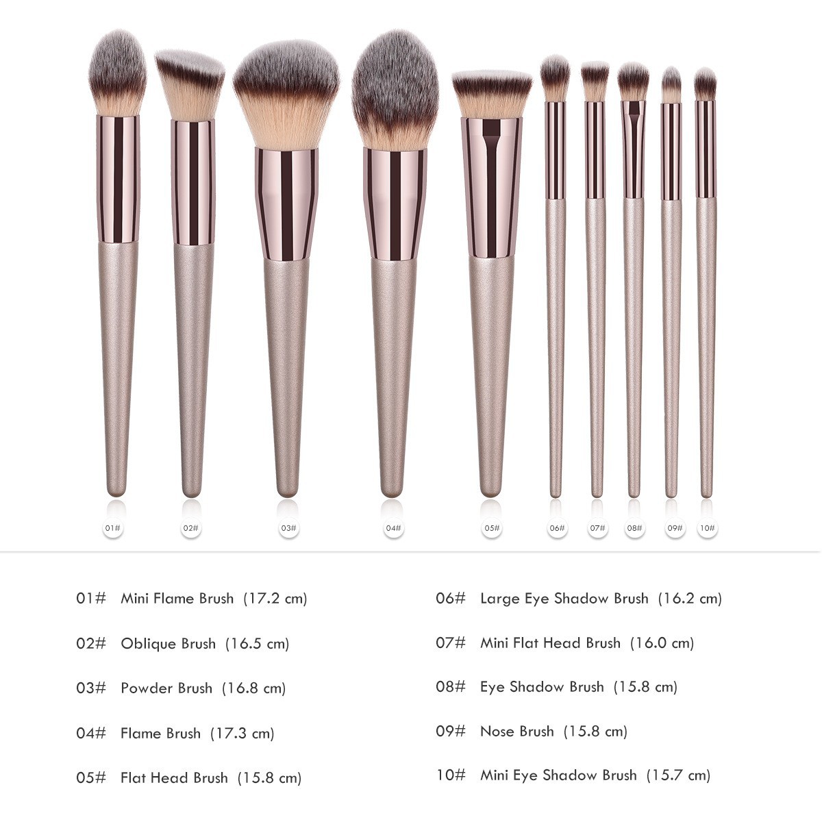 Makeup Brush Set 8