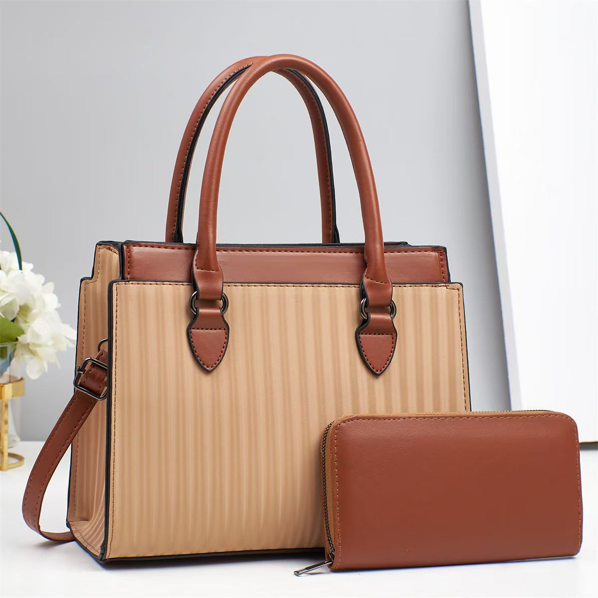 Temperamento nuevo bolso coreano 2025, bolso de hombro hermoso, bolso de mujer, bolso de mujer, bolso grande, mujer