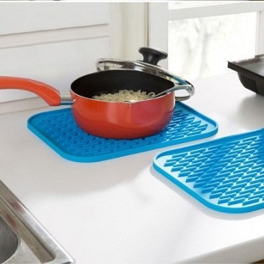 实业源头厂家直供批发方形硅胶隔热垫圆角长方盘垫锅垫方形硅胶垫