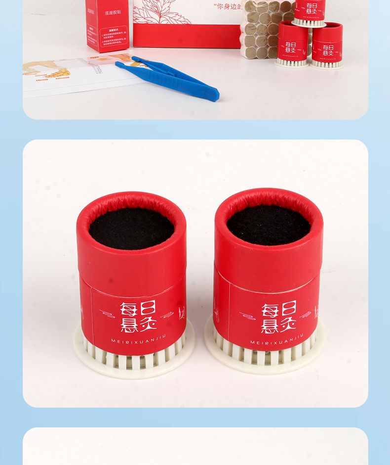 Daily Hanging Moxa Stick Set 30 Moxa Cones Portable Smoke-Light Moxibustion for Home Wellness preparation