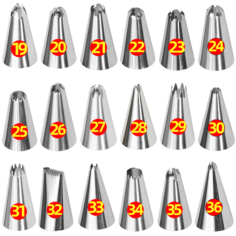 Large Eye 48-Piece Decorating Set with Turntable and Disc - Decorating Tools, Baking Supplies, Cake Mold