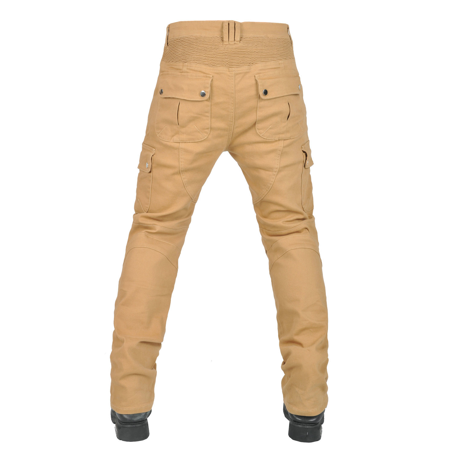 VOLERO Motocicleta Jeans Retro Caqui Pantalones de motocicleta anti-caída Pantalones de ciclismo resistentes al desgarro Kevlar