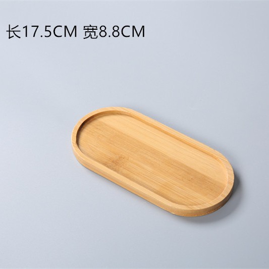 Inventario transfronterizo de bambú y madera taza almohadilla bandeja creativa mosaico DIY base bambú multicarnito bandeja almohadilla aislante térmica