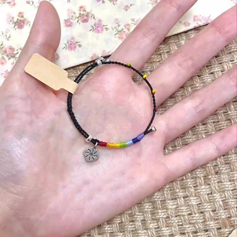 新しい中国風の蓮の星手織りブレスレットニッチ蝶織りブレスレットシンプルなハイエンドアクセサリーブレスレット|undefined