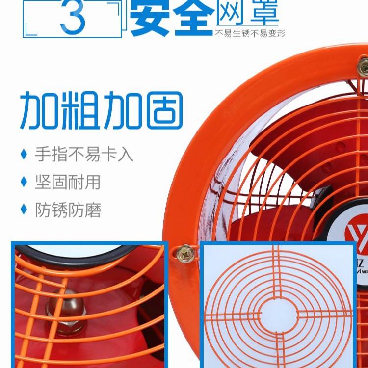 Ventilador de tubería de alta velocidad comercial de 16 pulgadas mayorista de alta potencia de cocina de humo de aceite de tubería de alta velocidad cilíndrica ventilador axial