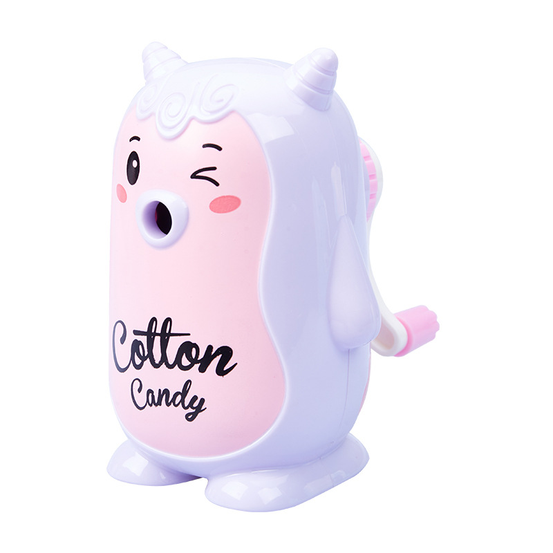 7791 dulce bebé Sacapuntas de lápiz de dibujos animados lindo creativo sacapuntas estudiante de mano de arranque automático sacapuntas