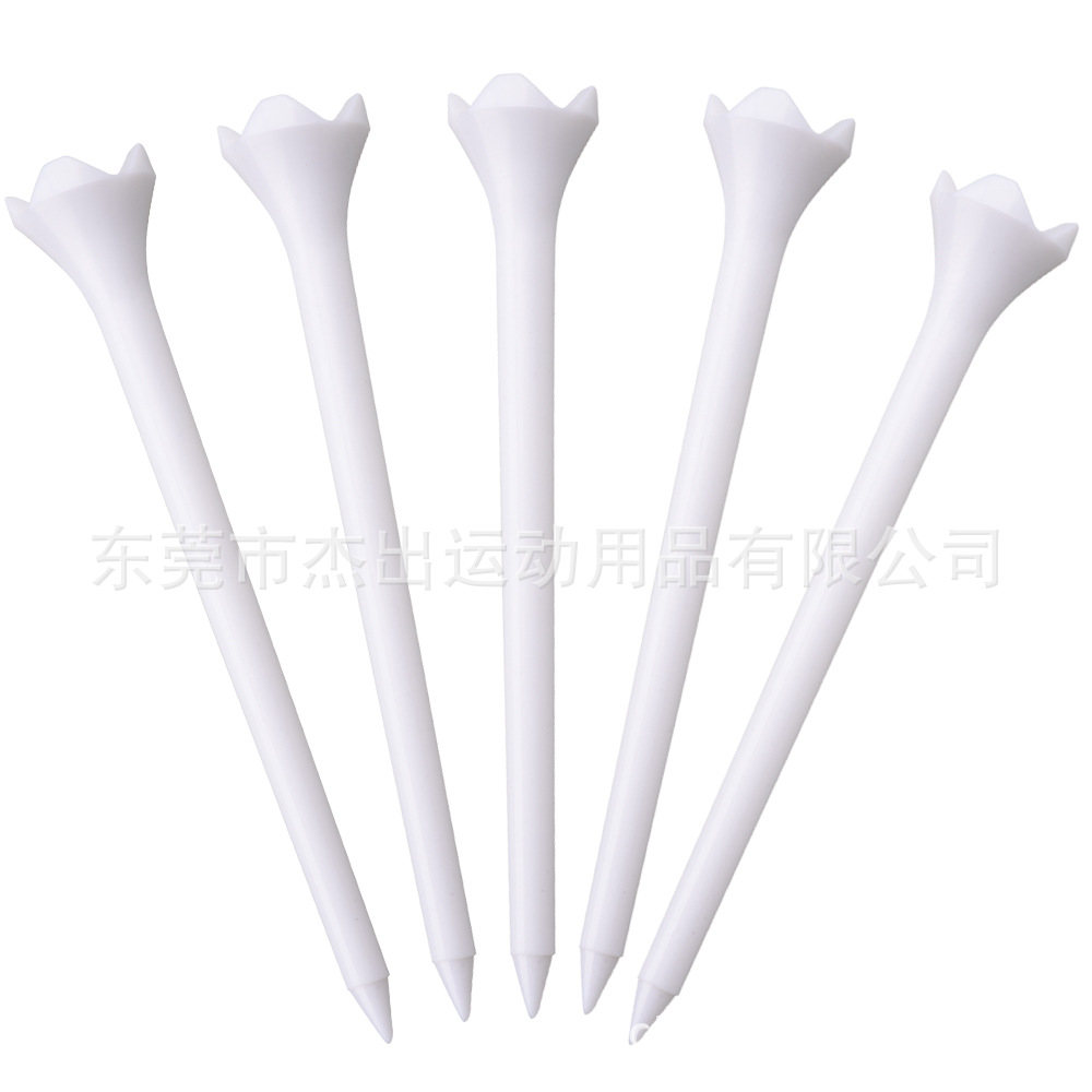 4-ángulo de plástico uñas Golf Tees Golf asiento 83/70mm bola arrastre