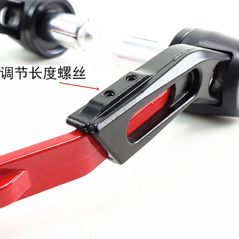 Protector de manos para motocicleta tipo Ninja, guardamanos de fibra de carbono resistente a impactos