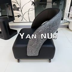 单人休闲溜溜沙发北欧轻奢现代小户型客厅家用异形溜溜凳换鞋凳子